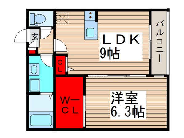 ＰＥＡＣＥ（ピース）の物件間取画像